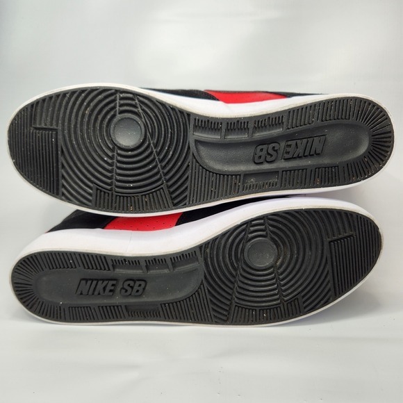 Nike SB Delta Force Vulc Bred 942237-006 Black Red Men Sneaker Size 14 - Picture 6 of 8